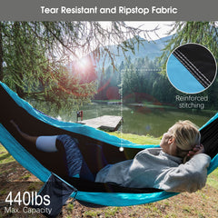 Single/Double Camping Hammock with Rain Fly and Bug Net