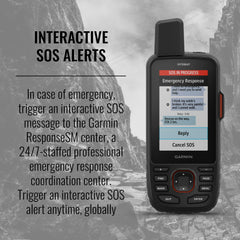 Rugged Handheld Hiking GPS with Satellite Messaging