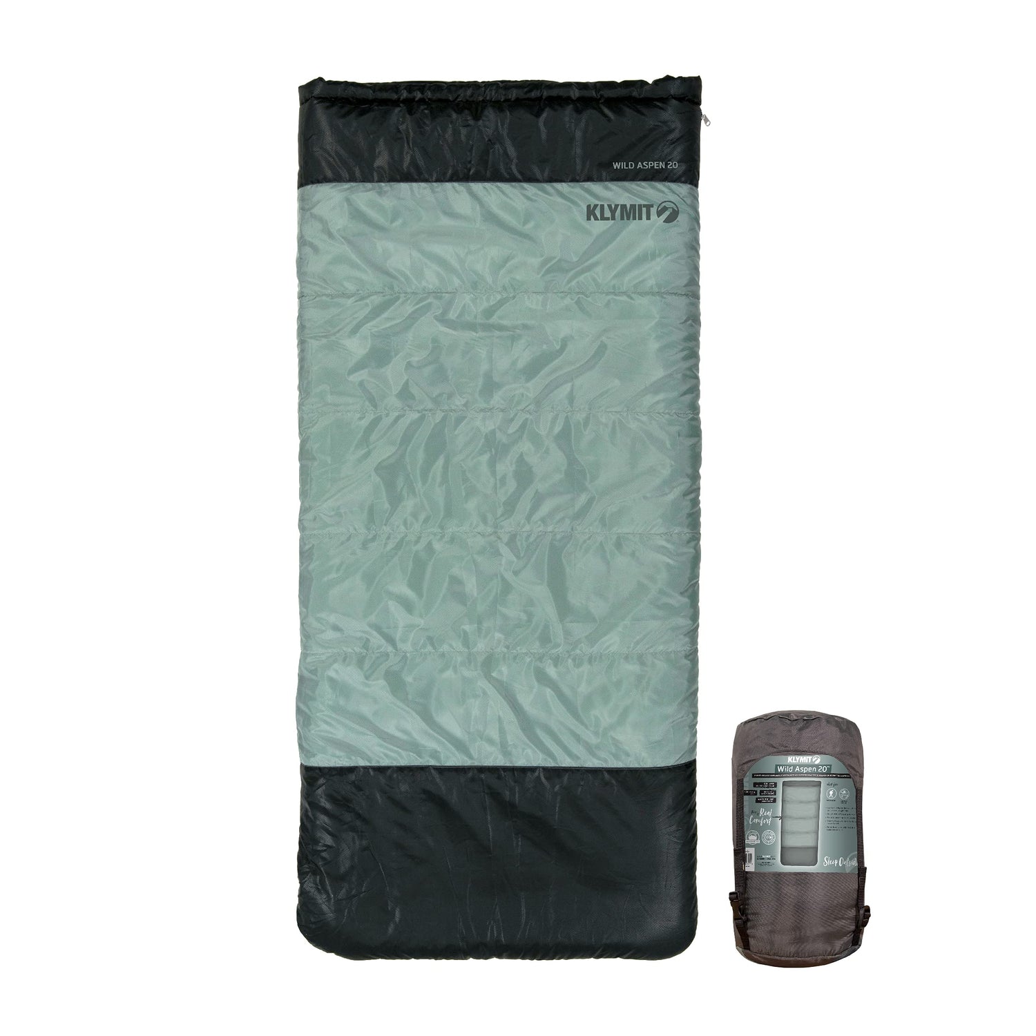 20°F Lightweight Rectangle Sleeping Bag for Cold Weather