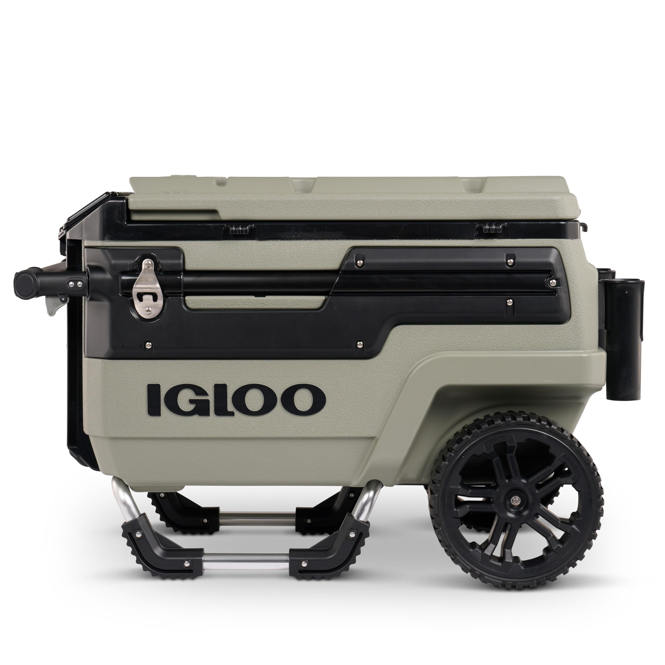 70Qt Wheeled Cooler with Insulated Hard Shell Design