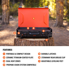 Blackstone 2363 20" x 14" Camping Griddle
