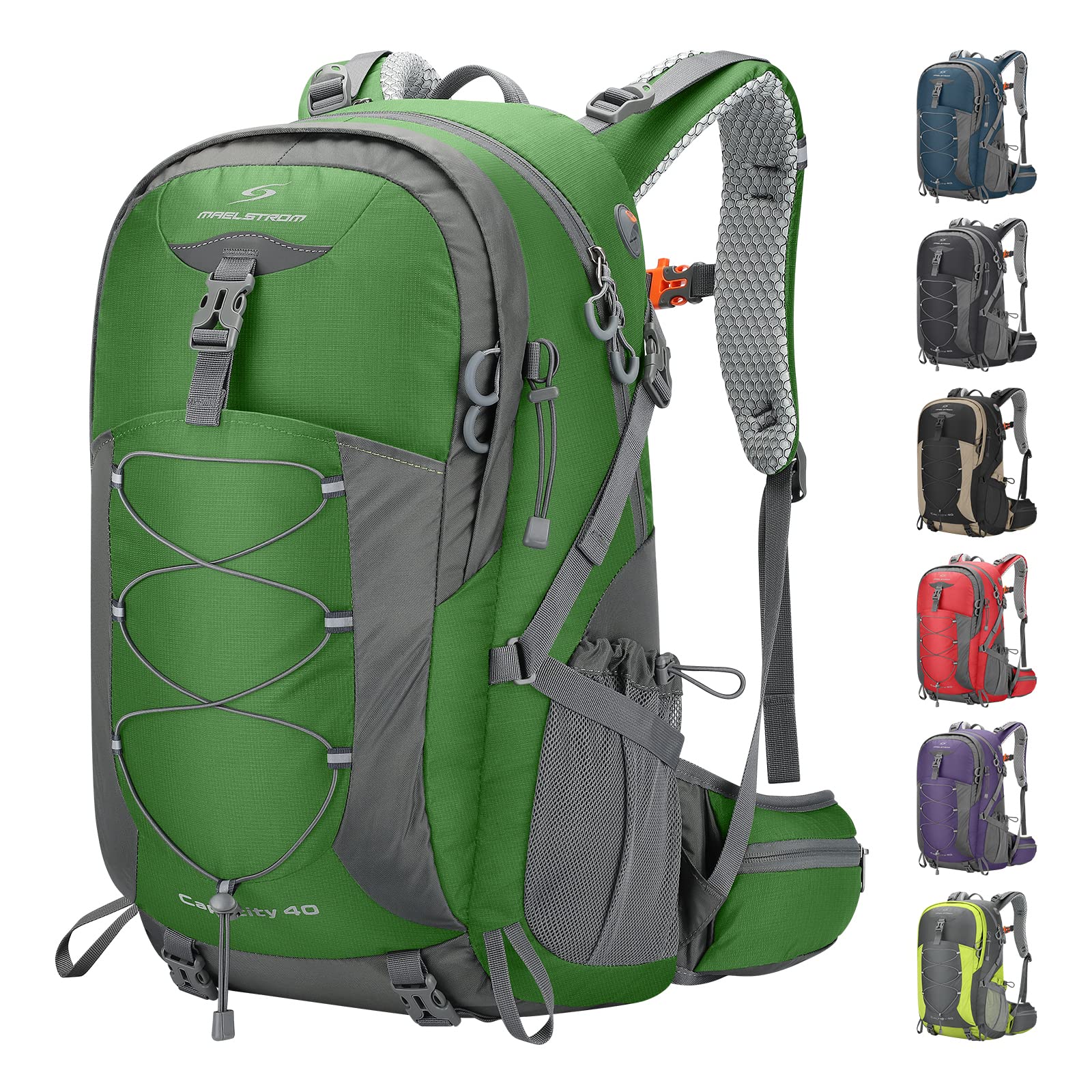40L/50L Waterproof Hiking Backpack with Rain Cover