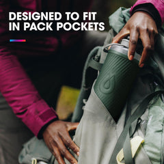 Collapsible BPA-Free Water Bottle for Backpacking & Hiking