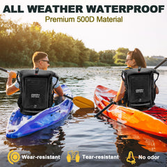 Waterproof Roll-Top Dry Backpack for Hiking & Outdoor Use