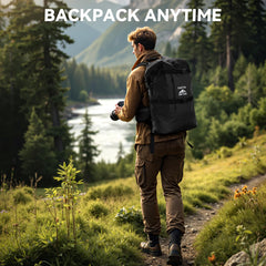 40L Waterproof Roll-Top Dry Backpack for Outdoor Adventures
