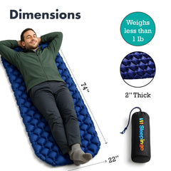 Ultralight Inflatable Sleeping Mat for Camping & Hiking