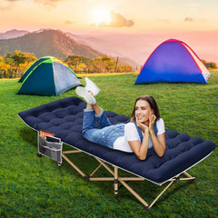 450LBS Heavy Duty Folding Camping Cot with Carry Bag