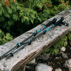 Carbon Fiber Adjustable Trekking Poles for Hiking & Backpacking