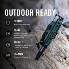19-in-1 Outdoor Multi-Tool for Camping & Survival