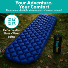 Ultralight Inflatable Sleeping Mat for Camping & Hiking