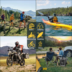 Waterproof Roll-Top Dry Backpack for Hiking & Outdoor Use