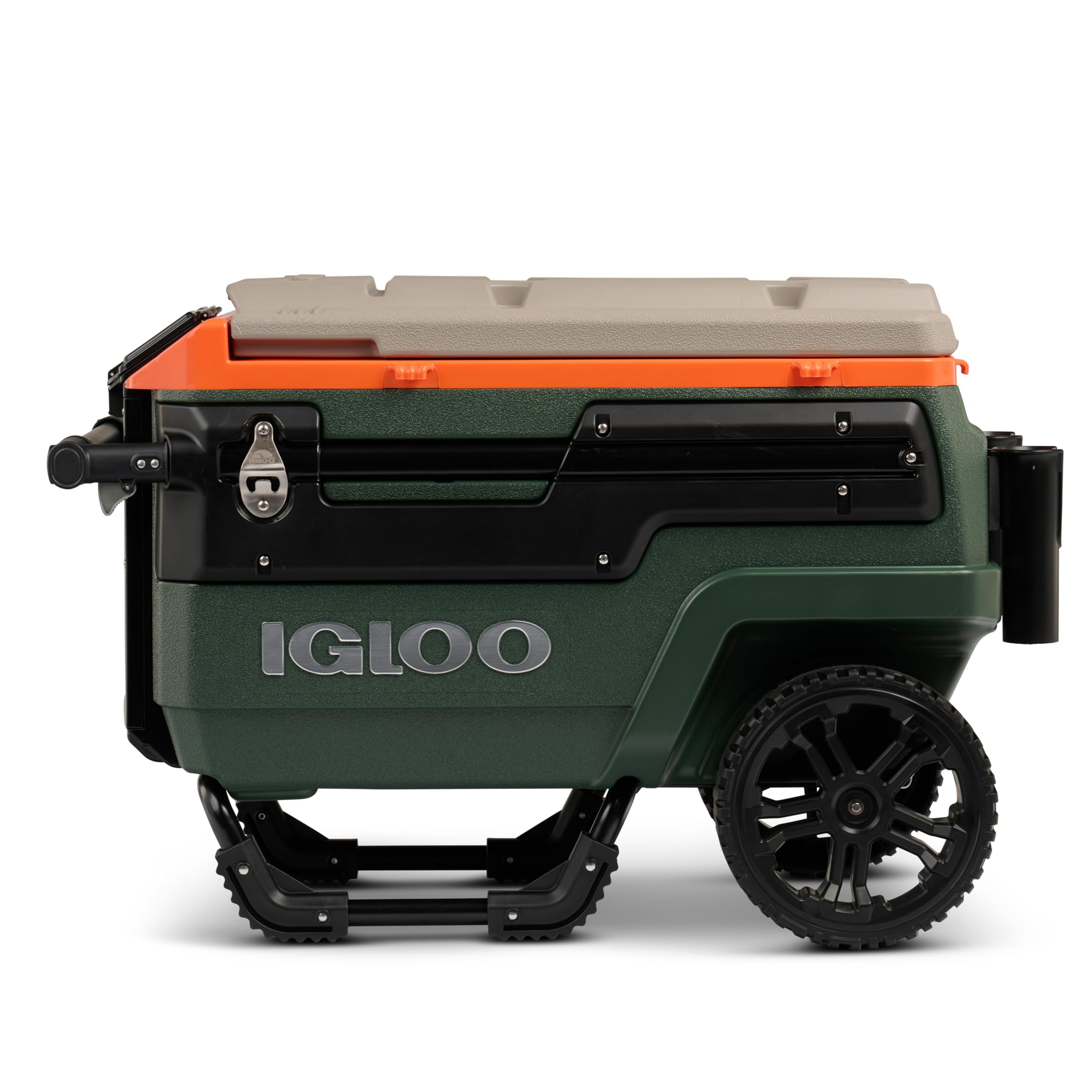 70Qt Wheeled Cooler with Insulated Hard Shell Design