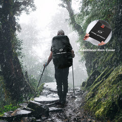 40L/50L Waterproof Hiking Backpack with Rain Cover