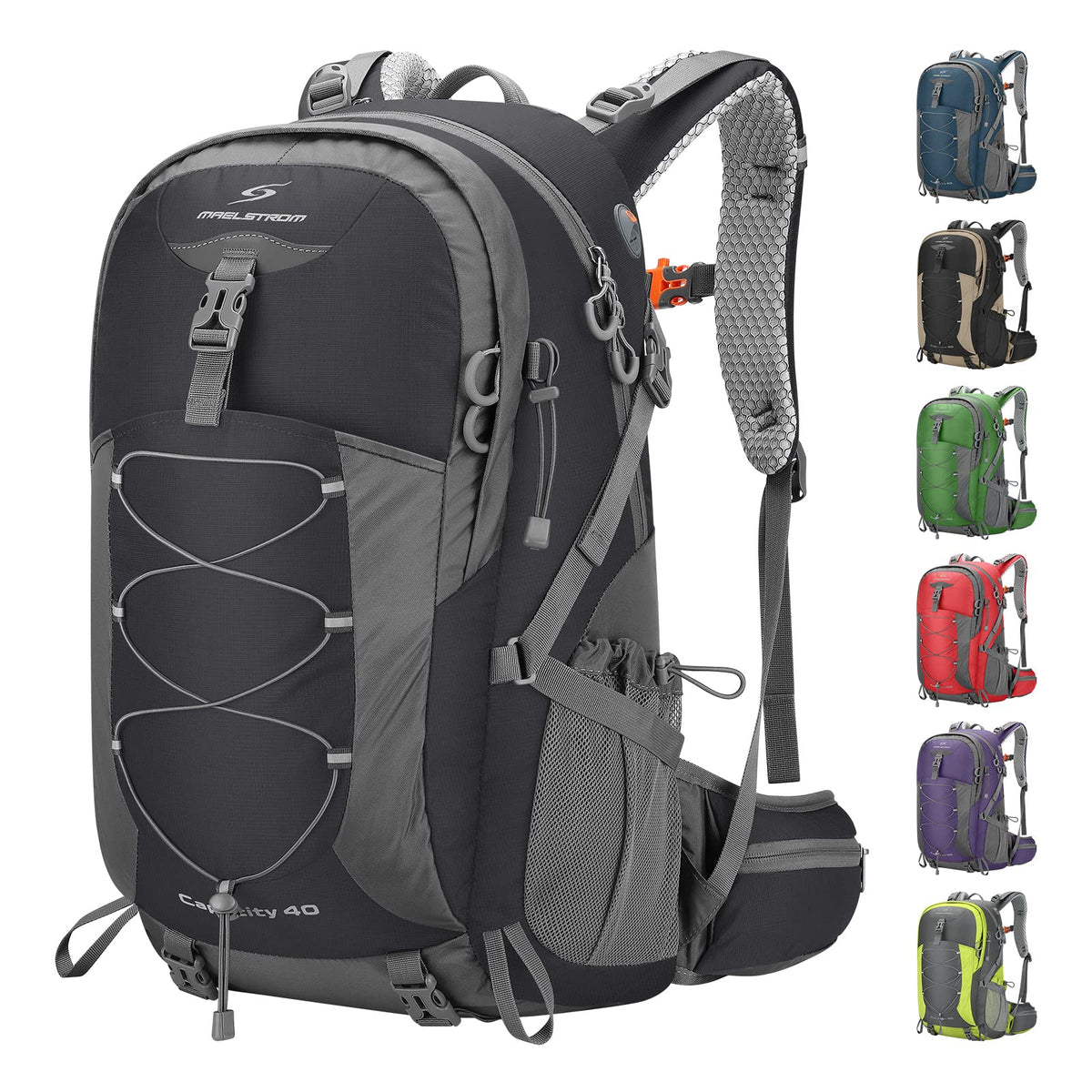 40L/50L Waterproof Hiking Backpack with Rain Cover