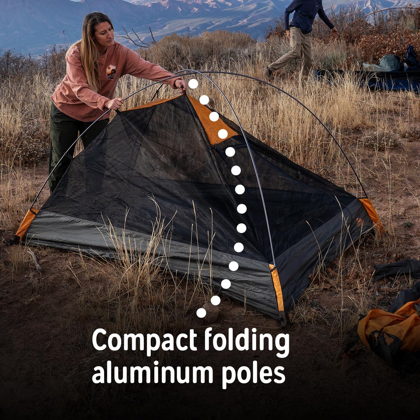 Kelty Grand Mesa 2P or 4P Backpacking Tent – 3 Season Camping, Thru Hiking Shelter, Aluminum Pole Frame, Single Door + Vestibule Model