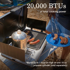 Coleman Tabletop 2-in-1 Grill & Stove with 2 Adjustable Burners