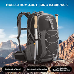 40L/50L Waterproof Hiking Backpack with Rain Cover