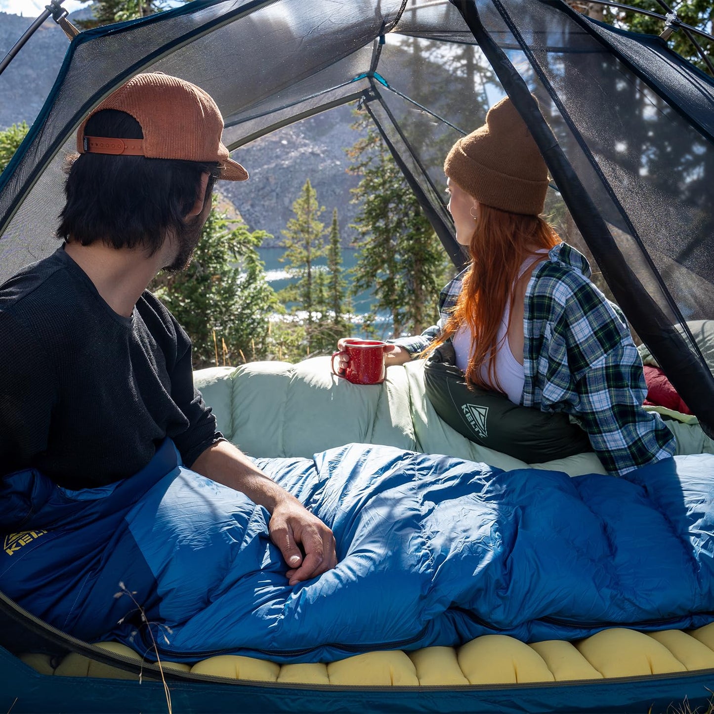 20°F Down Mummy Sleeping Bag for Backpacking & Camping