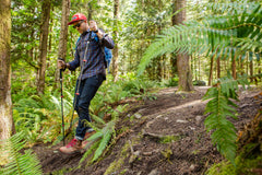 Carbon Fiber Trekking Poles with Quick Adjustable Locks