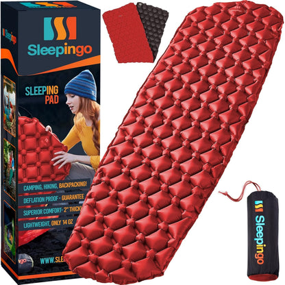 Ultralight Inflatable Sleeping Mat for Camping & Hiking