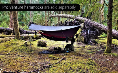 12x9 ft Waterproof Hammock Rain Fly Tarp Shelter Kit