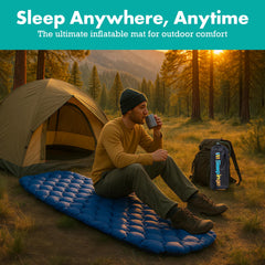 Ultralight Inflatable Sleeping Mat for Camping & Hiking