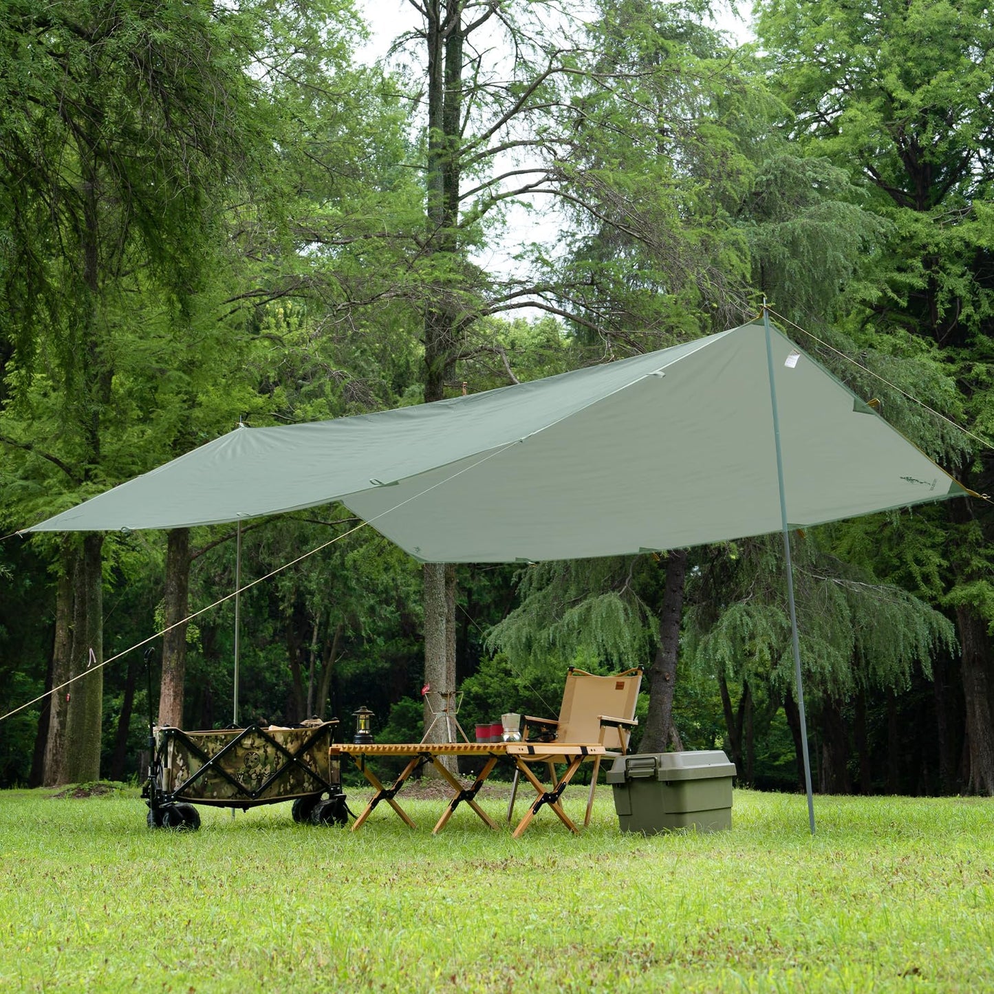 Waterproof Backpacking Tarp Shelter for Camping Travel