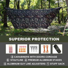 Ultralight Waterproof Hammock Rain Fly Tarp with Doors