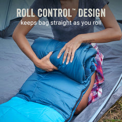 20-40°F Lightweight Adult Sleeping Bag with Compression Sack