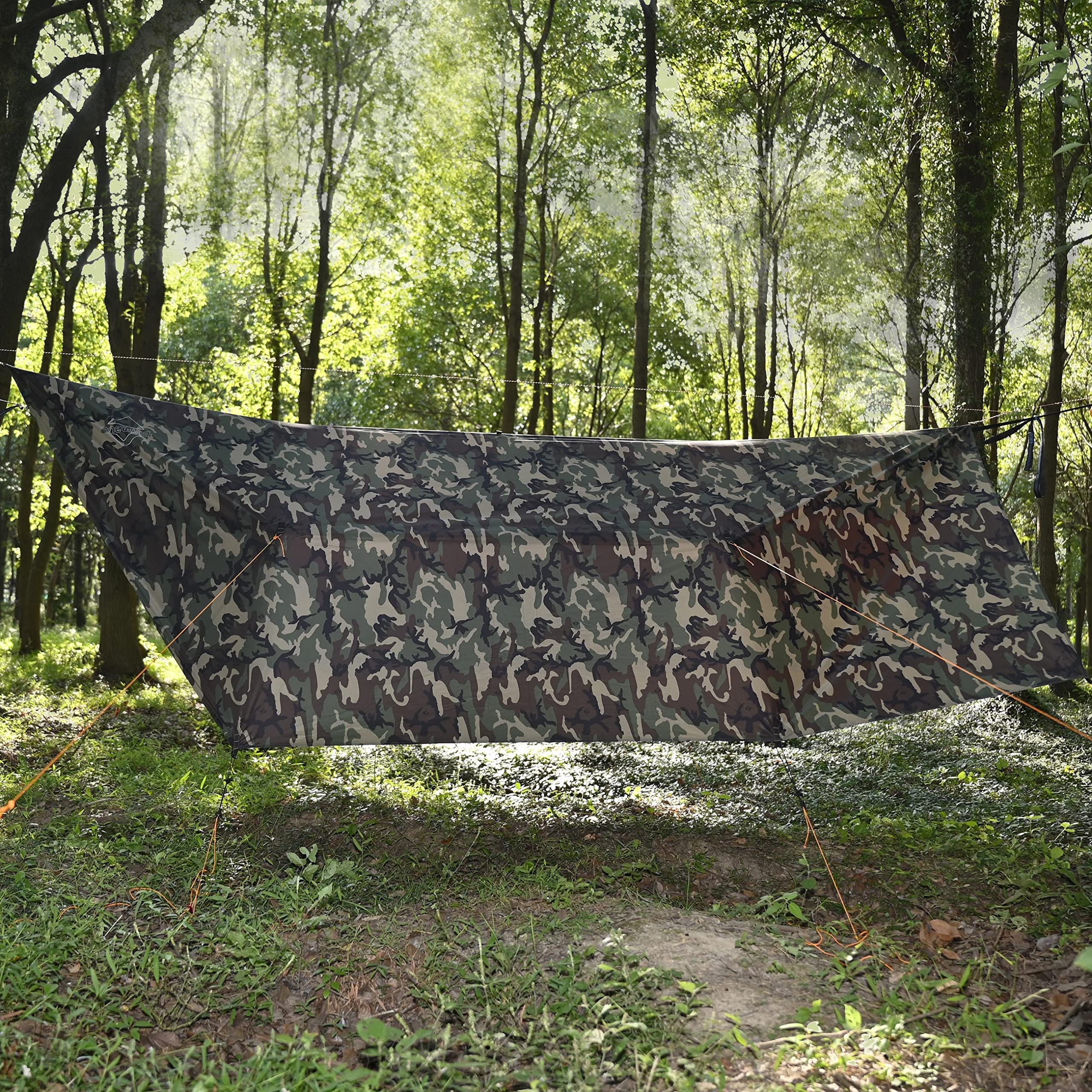 Ultralight Waterproof Hammock Rain Fly Tarp with Doors